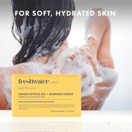 Freshwater Farm Australia Lem Myrt Manu Honey Body Bar, 7 OZ