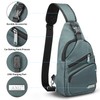AMJ Crossbody Sling Bag Men Women, Casual Shoulder Backpack, Chest