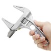 REBECASKYENS 1 Pack Adjustable Spanner Wrench,6-68mm Opening Wide Jaw,Adjustable Spanner