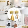TURS Brushed Gold 5 Pieces Bathroom Hardware Set, SUS304 Stainless