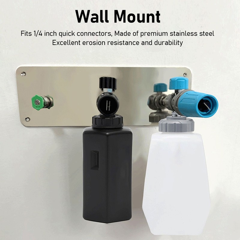 Pressure Washer Holder Stainless Steel Wall Mounted Foam Pressure Washer