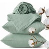 Bedsure Linen Sheets - Linen Bedsheets King Size, Blend from