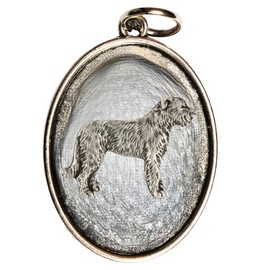 Art-Dog Irish Wolfhound, Irish Wolfhound I Necklace with Dog Pendant for Dog Mum, Unique Jewellery from the Brand, Zinc
