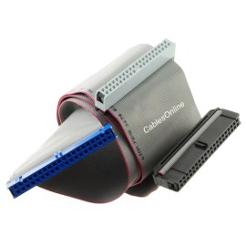 CablesOnline 24" 40-Pin 80 Wire UDMA 66/100 IDE 2 Drive Cable FI-U02