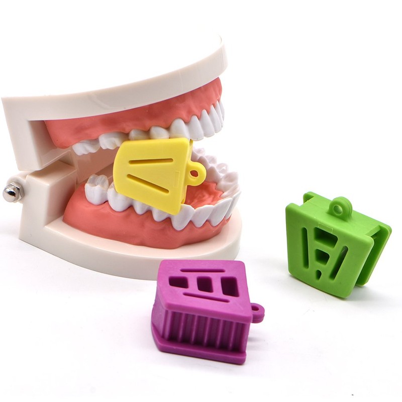 RZJZGZ Dental Oral Silicone Mouth Prop Bite Blocks Latex Free