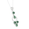 Malachite Pendant 925 Silver Overlay Pendant Multi Shape Gemstone With