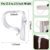 Church Pew Clips Heavy Duty Plastic Hooks Tablecloth Clips Chair