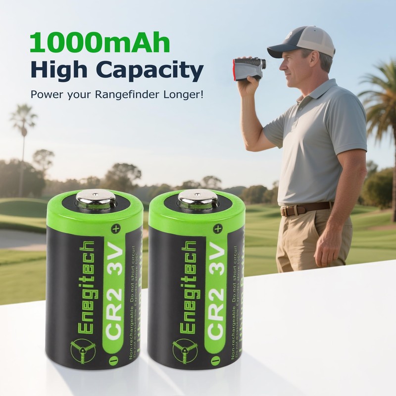 Enegitech CR2 Batteries, 3V CR 2 Lithium Battery for Nest