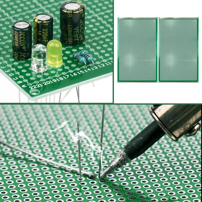 Eagles 2PCS 18x30 cm Double Sided PCB Board,Tinned Prototype Diy