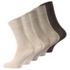 10 Pair Mens BUSINESS Plain Socks, Cotton rich, Original by