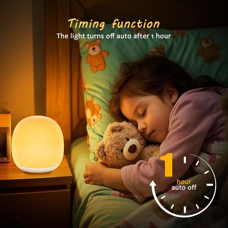 Tyute Night Light, Portable Egg Night Light, Baby Night Lamp