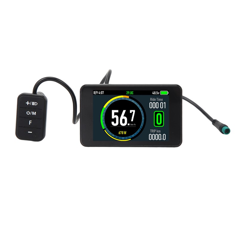 Electric Bicycle T8 LCD Display Colorful Screen 24V 36V 48V