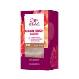 Wella Professionals Color Touch Demi Permanent Hair Colour without Ammonia - Hair Dye for Colour Restoration and Grey Hair Coverage - Root Kit Including Hair Mask - 9/16 Icy Ash Blonde (130 ml)