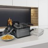 Complete Cuisine 4 Liter Electric Deep Fryer with 3 Fryer