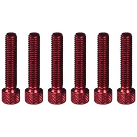 Blister pack of 6 screws in aluminum M6 x 30mm