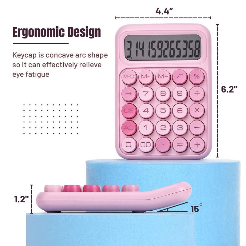 Mr. Pen Mechanical Switch Calculator - 12 Digit Large LCD
