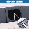 Smiry Waterproof Couch Cushion Covers, Stretch Jacquard Thick Sofa Cushion