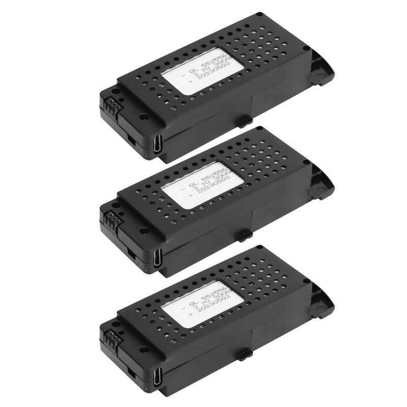 3 Pcs Lithium Battery for Remote Control Aircraft 3000mAh RC