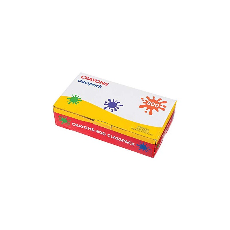 Fun Express Regular Crayons-800 Pc Classpack - 800 Pieces -