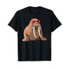 Äwalrus. Walrus Sunglasses T-Shirt, Small, Black