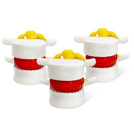Human Herniated Disc Model, Anatomical Herniated Lumbar Vertebrae Disc Prolapse Model for Medical Teaching Learning, Education Display Tooling, Kids Learning Education Display Tool 3 Pack