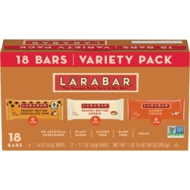 Unbranded Larabar Nut Bar Variety Pack - 30oz/18ct