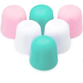 Self Closing Toothpaste Caps 6-Pack by Tilcare - No Waste Cap Dispensers for Adult and Kids Bathroom - Mess-Free Toothpaste Lids - Easy to Use, Food Grade Silicone and BPA-Free Toppers