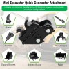 TYPHON Attachment Quick Hitch Coupler Attachments for Mini Excavators Excavator
