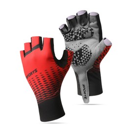 SUJAYU Cycling Gloves Mountain Bike Gloves, Half Finger MTB Gloves Bike Gloves for Men Cycling Mountain Bike Accessories, Bicycle Gloves Riding Glove