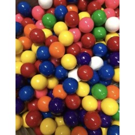 Dubble Bubble 1 Lb pounds of Assorted Flavor 1" Gumballs Bulk Vending machine Dubble Bubble