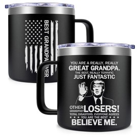 Fufendio Grandpa Fathers Day Gift from Grandkids - You Are a Really Really Great Grandpas Mug 14oz - Grandpa Christmas Birthday Gifts from Granddaughter Grandson