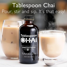 The Republic of Tea – Tablespoon Chai, Black Tea Chai Concentrate, 8 fl oz -16 Servings