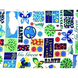 'NUGGLEBUDDY Microwaveable Moist Heat & Aromatherapy Organic Rice Pack. Cold Pack. "SAVE THE PLANET" Fabric. This product is UNSCENTED.