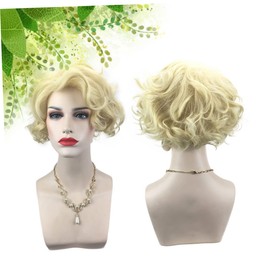 Mikinona Women Short Curly Hair Wig Front Lace Design Natural Look for Daily Wear Parties and Cosplay Comfortable and Stylish for Fashion Enthusiasts