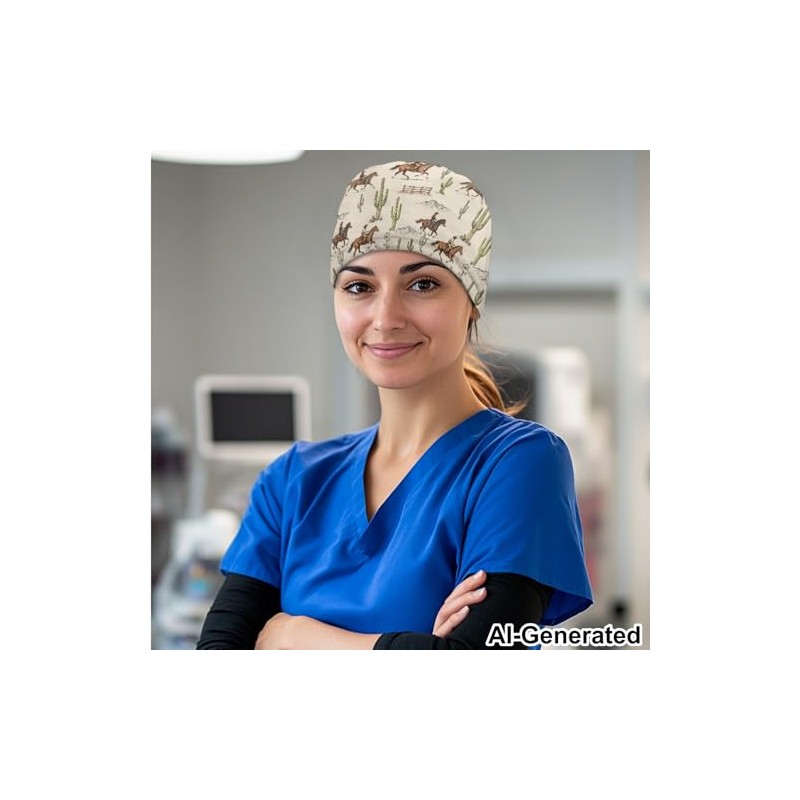 Paquete Gorros Limpieza Banda Sudor Ajustable Lazo Espalda Turbante Mujeres