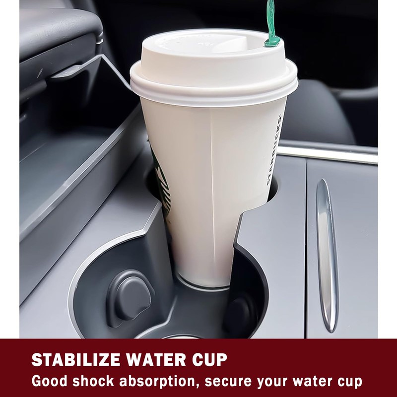 2025 Upgrade Car Cup Holder Insert,Anti-Slip Silicone Cupholder Insert for