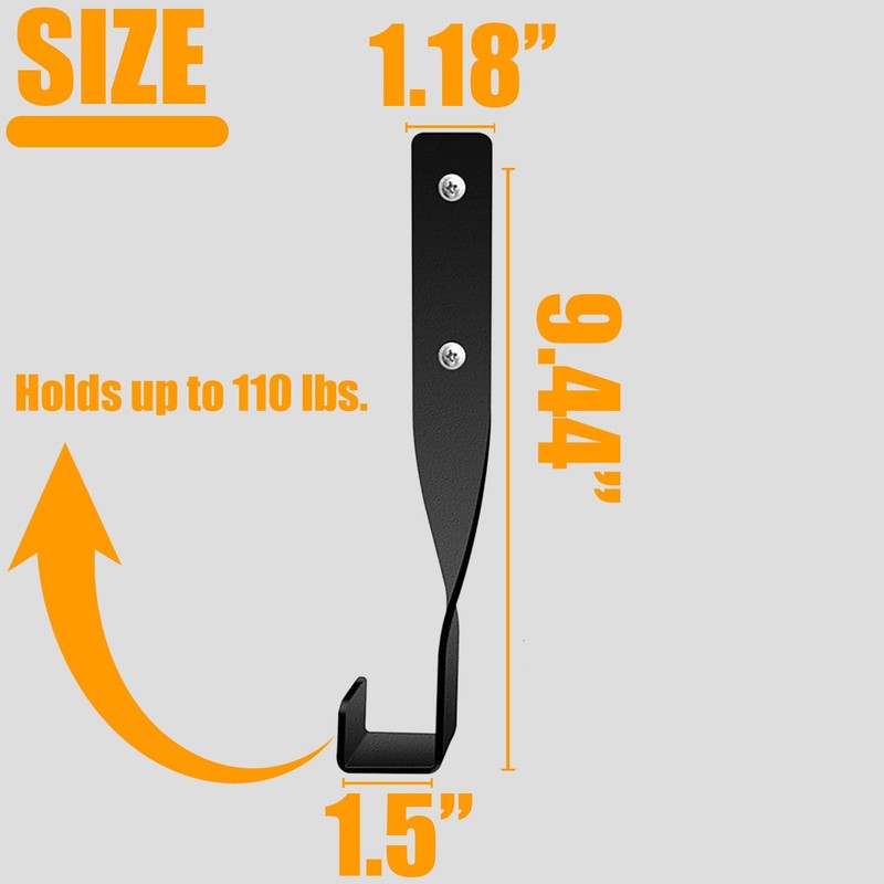 AMAMIA 4Pcs Chainsaw Holder Wall Mount,Weed Eater Hanger,String Trimmer Storger