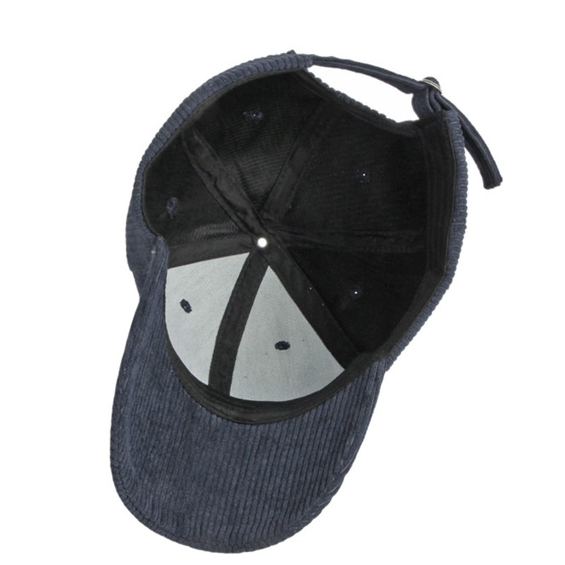 GIBZ Unisex Classic Baseball Cap, Cord Hat, Adjustable with Curved