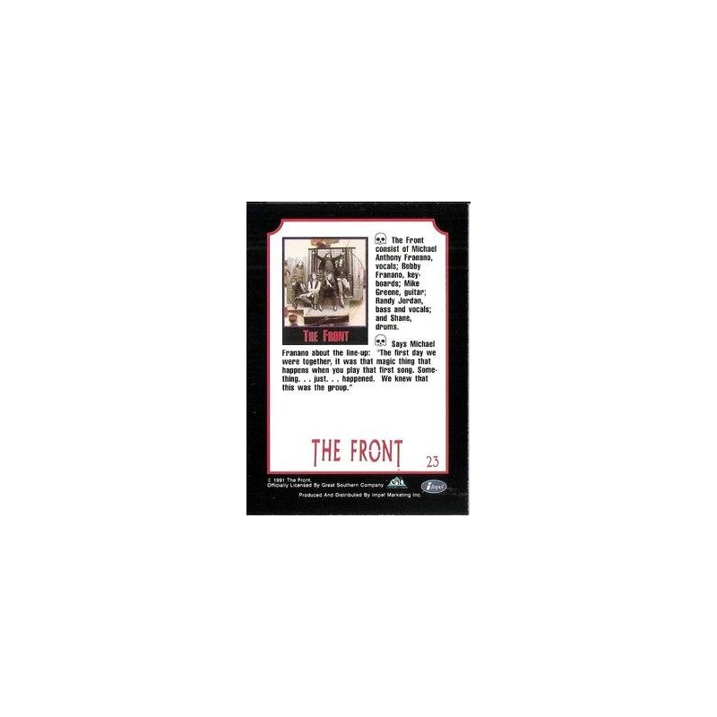 Impel The Front (Trading Card) 1991 Mega Metal - [Base]