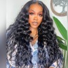 Wiggins Hair Loose Deep Wave Human Hair Wig 13x4 Transparent