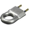 Legrand 6A Male Plug without Earth with Ring Extraction, grey,