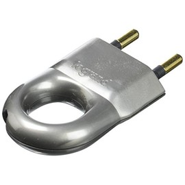 Legrand 6A Male Plug without Earth with Ring Extraction, grey, LEG50165