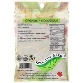 Splendor Garden orgainc Chili Pepper Crushed,30.0 Gram
