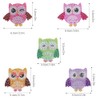 5PCS DIY Owl Diamond Painting Key Chain Acrylic Pendant Handmade