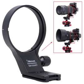 iShoot 82mm Tripod Mount Ring Lens Collar Compatible with Sigma 105mm f/1.4 DG HSM Art & Sigma 100-400mm f/5-6.3 DG DN OS, Lens Support Holder Bracket Bottom is Arca-Swiss Fit Quick Release Plate