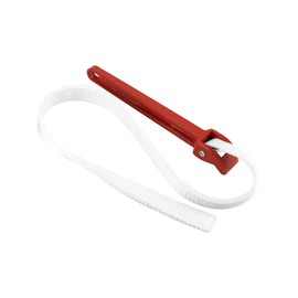 QWORK® Strap Wrench Oil Filter Wrench with 865 mm Nylon Strap, Universal, Adjustable up to Max. Diameter 160 mm