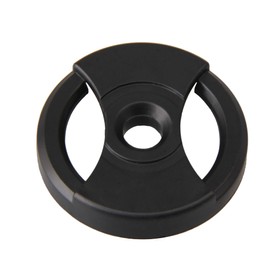 Lovermusic Black 7 Inch 45 RPM ABS Vinyl Record Centre-Hole Adapter for Turntables Record