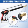 TOOLCY Pressure Washer Gun, Adjustable Power Washer Swivel Gun and