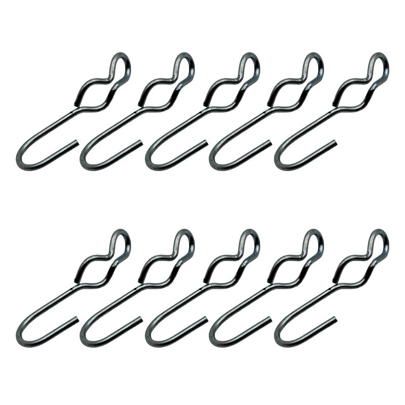 Ten (10) New SJ Hooks for Rubber Rope Bungee Shock