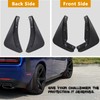 WildWell Mud Flaps Splash Guards for Dodge Challenger Accessories 2015-2024